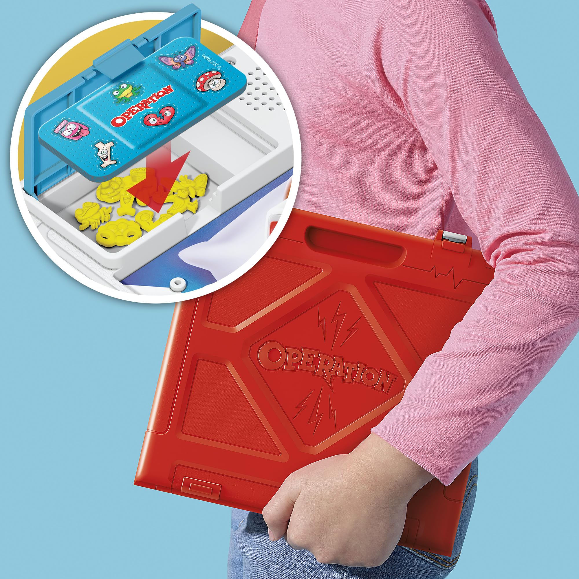 Operation Electronic Board Game with All-in-One Carrying Case | 2 Ways to Play | Ages 6+ | 1+ Players | 10 Mins. | Fun Kids Games (English & French) 🍁 All In One Marketplace Canada