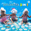 SplashEZ 3-in-1 Splash Pad, Sprinkler for Kids, and Wading Pool for Learning – Children’s Sprinkler Pool, 60’’ Inflatable Water Toys – “from A to Z” Outdoor Swimming Pool for Babies and Toddlers 🍁 All In One Marketplace Canada