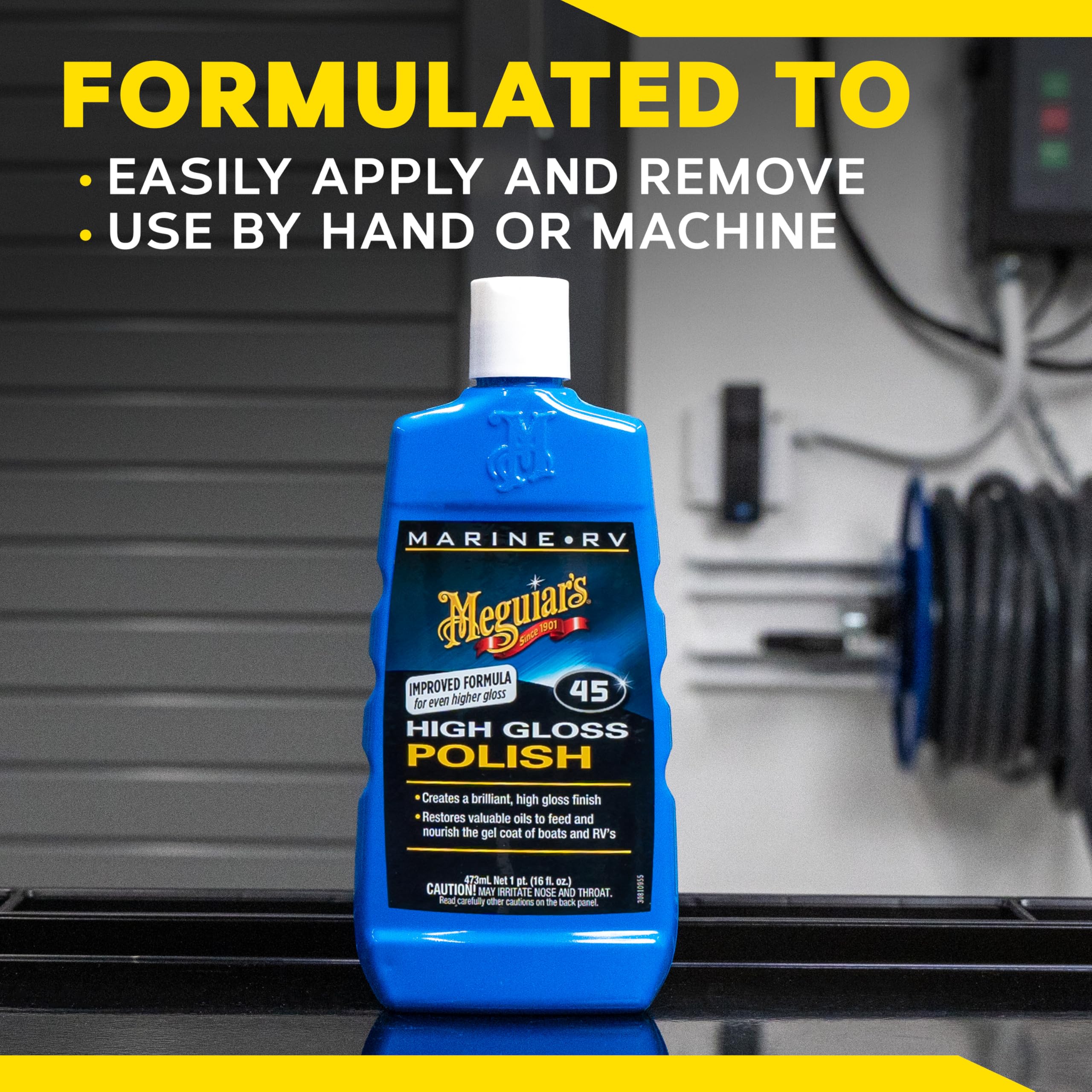 Meguiar's M4516 Marine/RV Polish & Gloss Enhancer -16 Oz Bottle 🍁 All In One Marketplace Canada