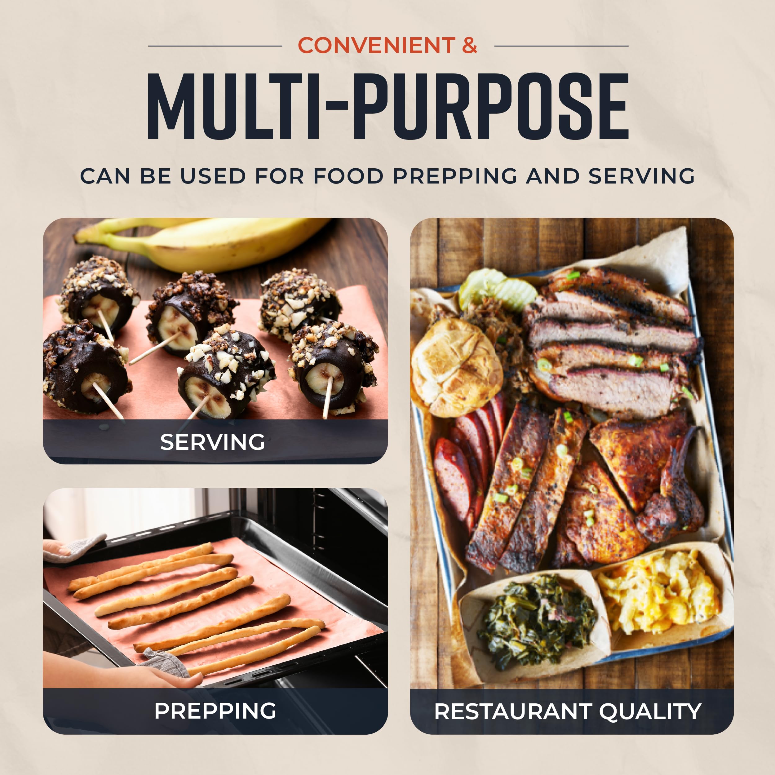 Bryco Goods Pink Butcher Paper Roll - 18 Inch x 175 Feet - Food Grade Peach Paper for Smoking & Grilling Meat, BBQ, Brisket - Unbleached Unwaxed Uncoated 🍁 All In One Marketplace Canada