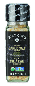 Watkins - Organic Garlic Salt Grinder (123g)