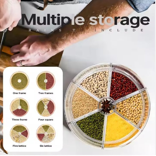Rice & Grain Storage Bucket with Zipper Lid – Large Cereal & Pet Food Container