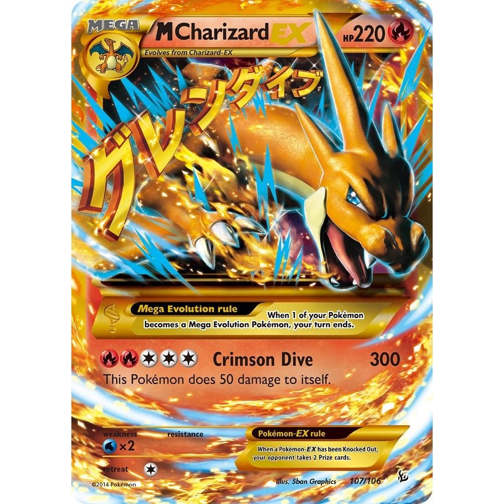 M Charizard EX (Y) (Secret) (107/106) (FLF)