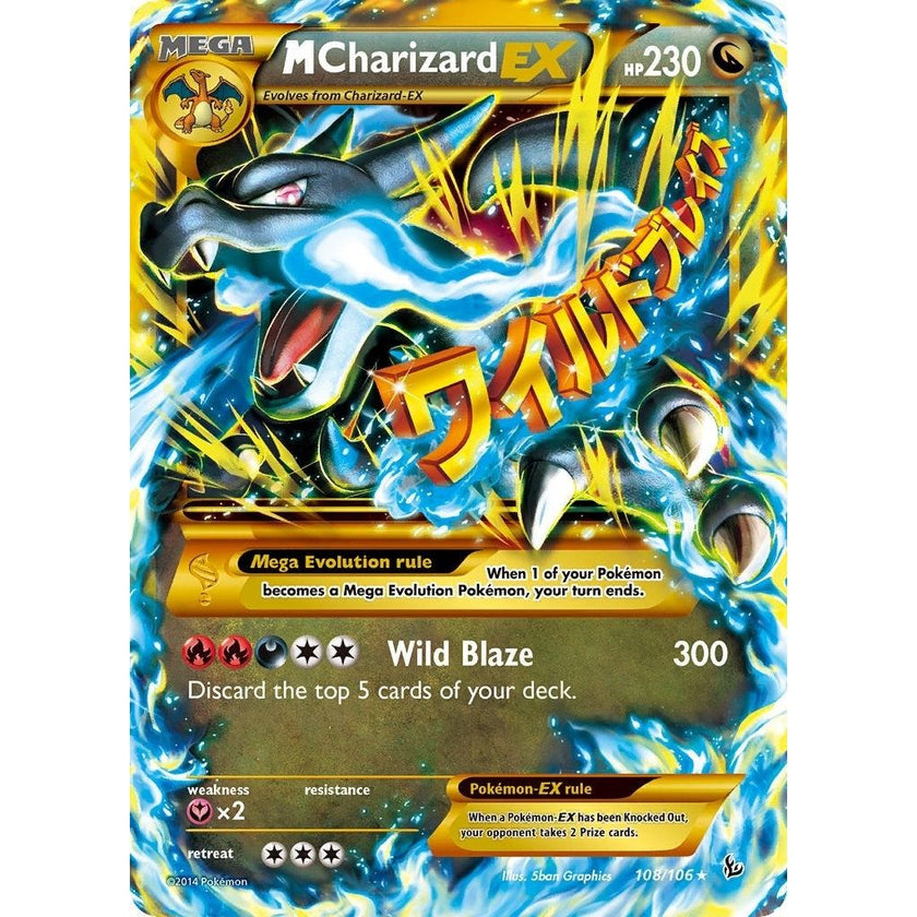 M Charizard EX (X) (Secret) (108/106) (FLF)