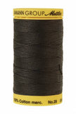 Mettler Silk-Finish 28wt Solid Cotton Thread 275YD Black