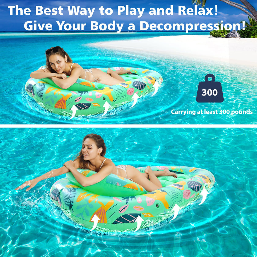 LUSARRYWILL 2 Pack Pool Floaties for Adults, 72