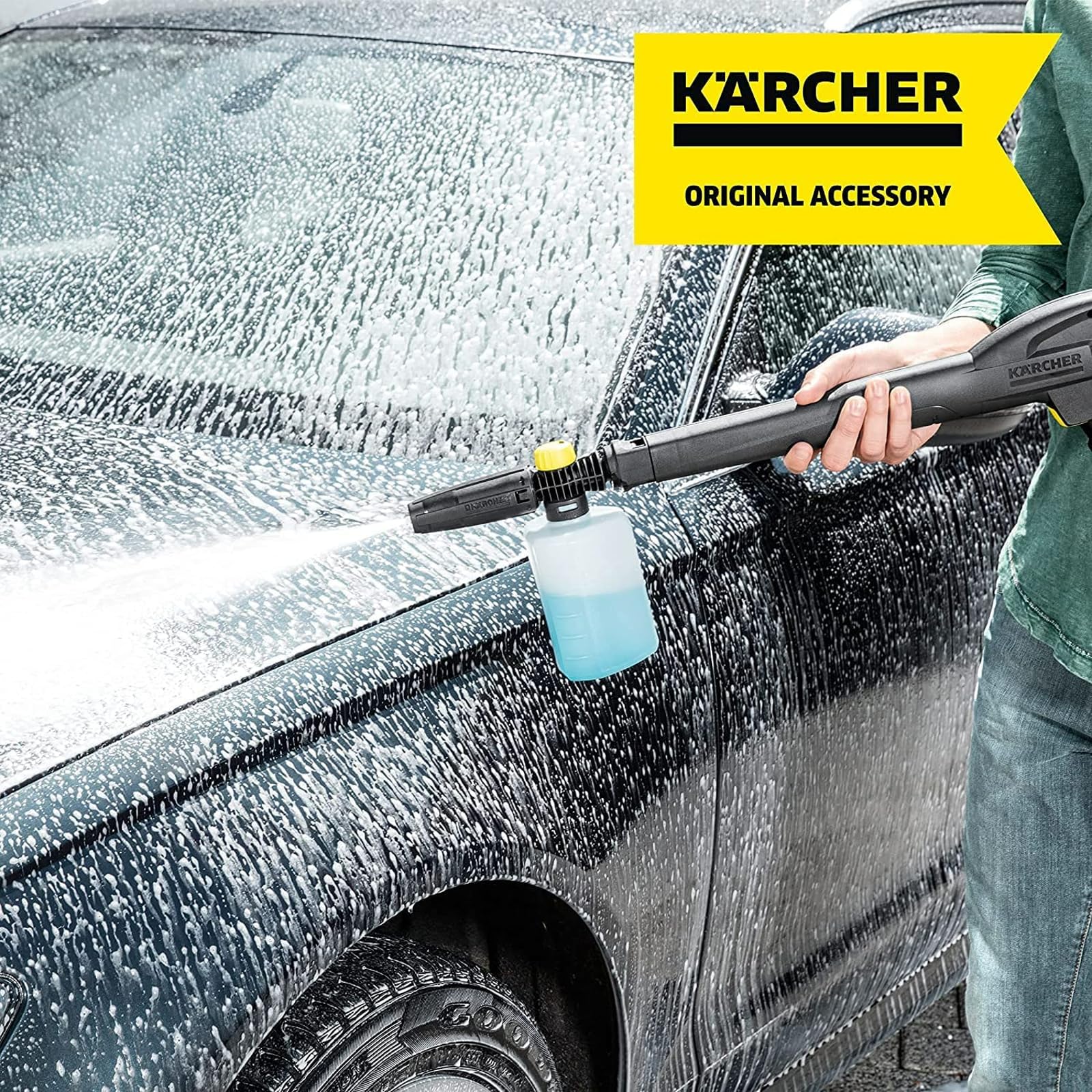 Kärcher FJ6 Foam Cannon for Karcher Electric Pressure Washers K1-K5 - Great for Cleaning Vehicles, Cars, Motorcycles, Bikes and More 🍁 All In One Marketplace Canada