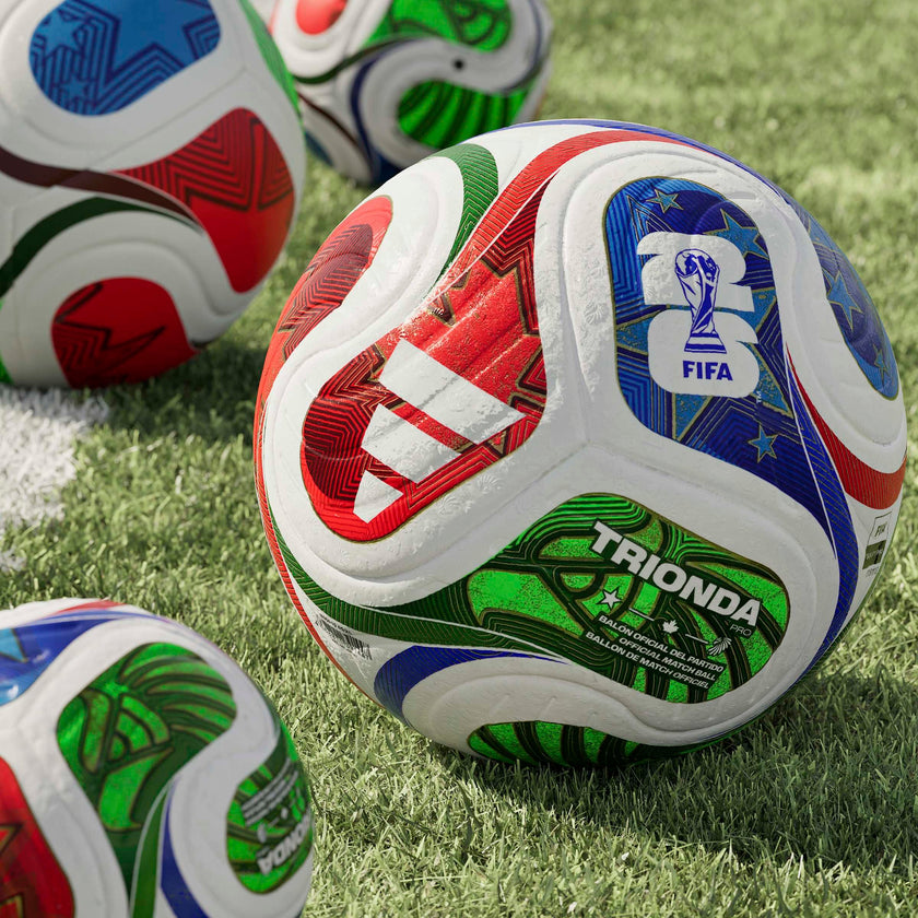 Adidas Unisex-Adult World Cup Pro Soccer Ball, White/Solar Blue/Red/Flash Lime, 5 🍁 All In One Marketplace Canada