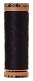 Mettler  Silk-Finish 40wt Solid Cotton Thread 164yd/150M Evening Blue
