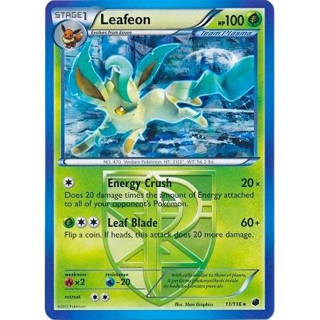 Leafeon - 11/116 (BW Plasma Freeze) (011/116) (PR)