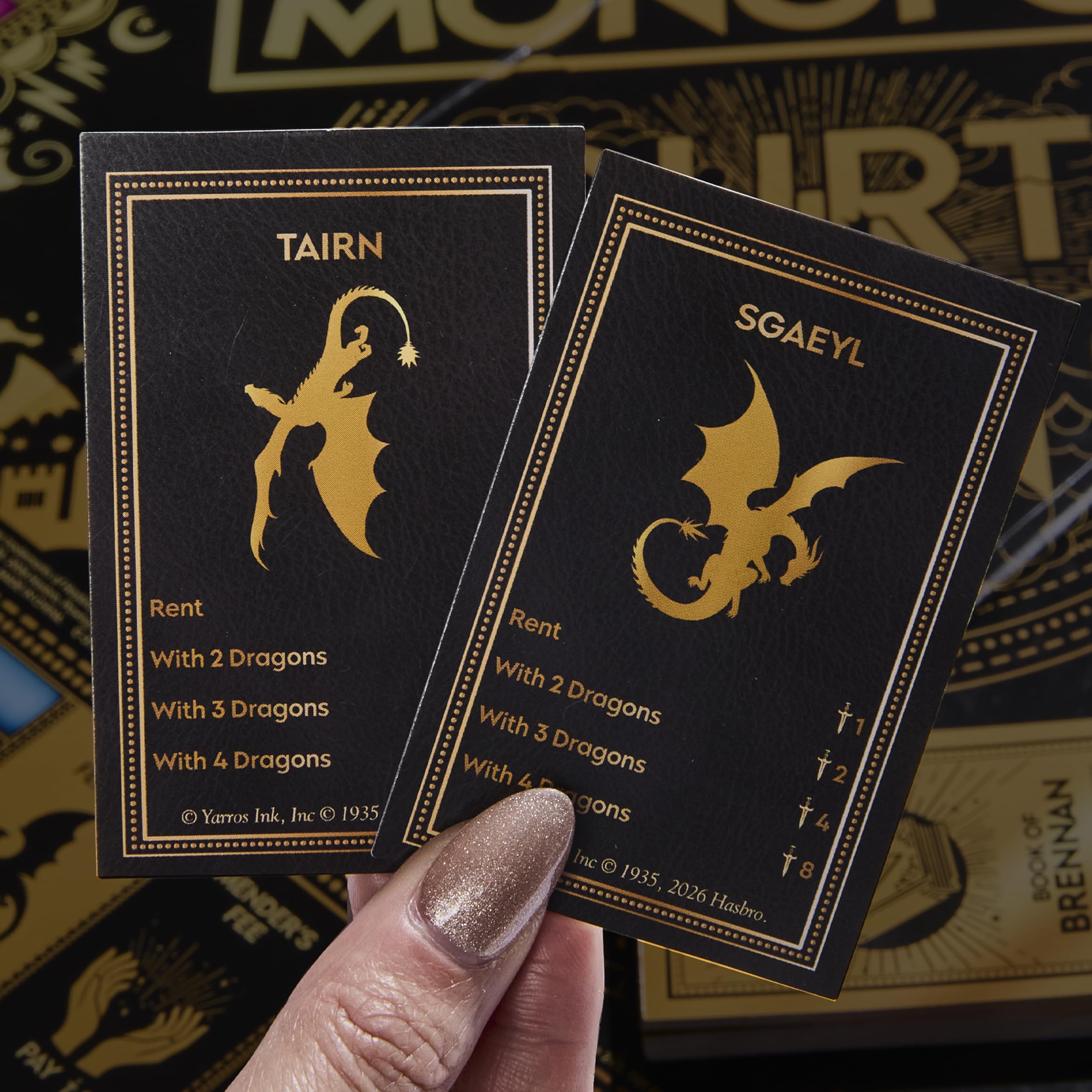 Monopoly Fourth Wing Edition Board Game for Adults | Officially Licensed Game Inspired by the Empyrean Series, Book 1 | 2-6 Players | Ages 17+ 🍁 All In One Marketplace Canada