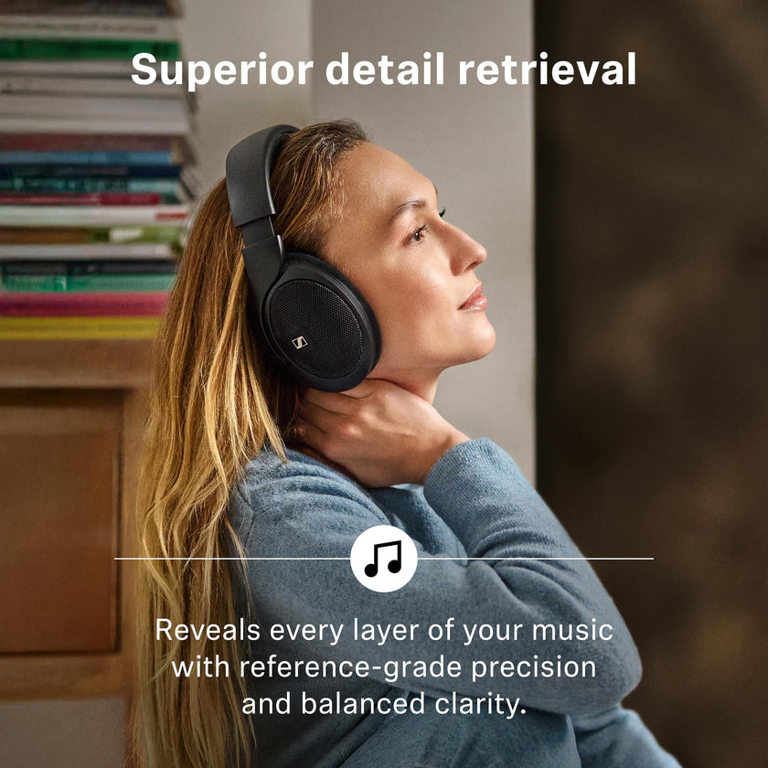 Sennheiser HD 560S - Wired Over-The-Ear Audiophile Headphones, Neutral Frequency Response, Open-Back, Detachable Cable, Black 🍁 All In One Marketplace Canada