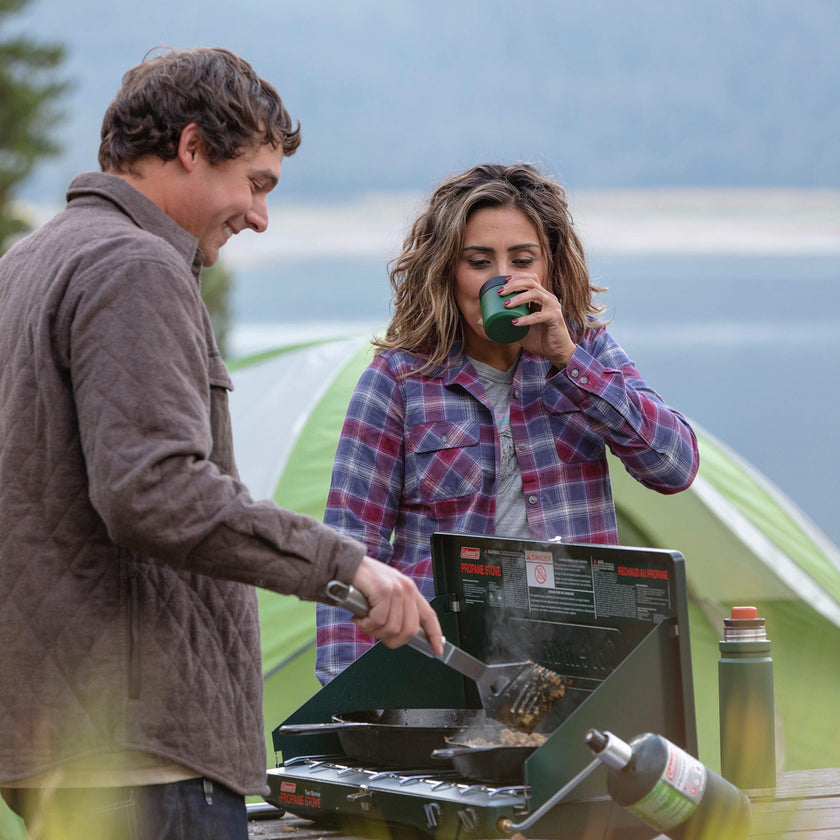 Coleman Gas Camping Stove | Classic Propane Stove, 2 Burner, 4.1 x 21.9 x 13.7 Inches 🍁 All In One Marketplace Canada