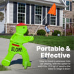 Step2 Kid Alert Street Safety Sign, Kids at Play Signage for Neighborhood Safety, 32-Inch Tall Reflective Caution Sign with Warning Flag 🍁 All In One Marketplace Canada