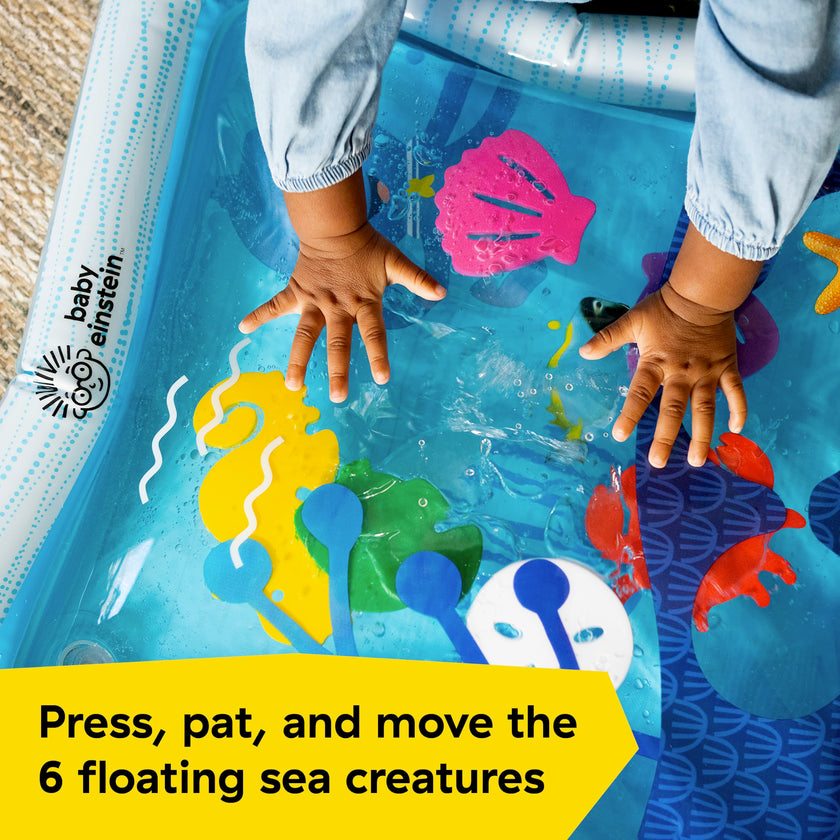 Baby Einstein Octopus Water Play Mat - Safety Fill Line, Tummy Time Activity & Sensory Toy for Babies Newborn & up, Blue 🍁 All In One Marketplace Canada