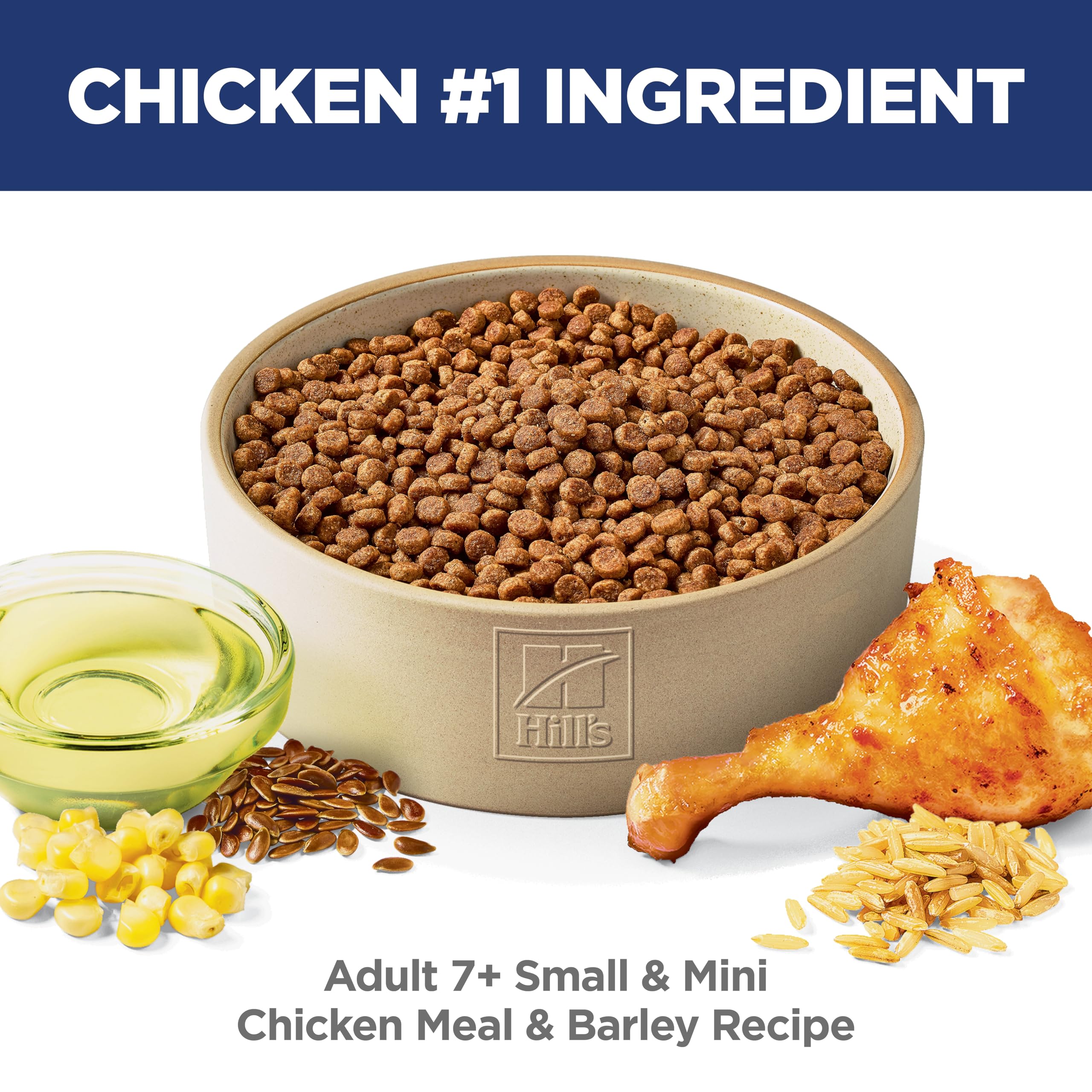 Hill's Science Diet Senior 7+ Small & Mini Chicken Meal, Barley & Brown Rice Recipe Dry Dog Food 2.04 kg Bag 🍁 All In One Marketplace Canada