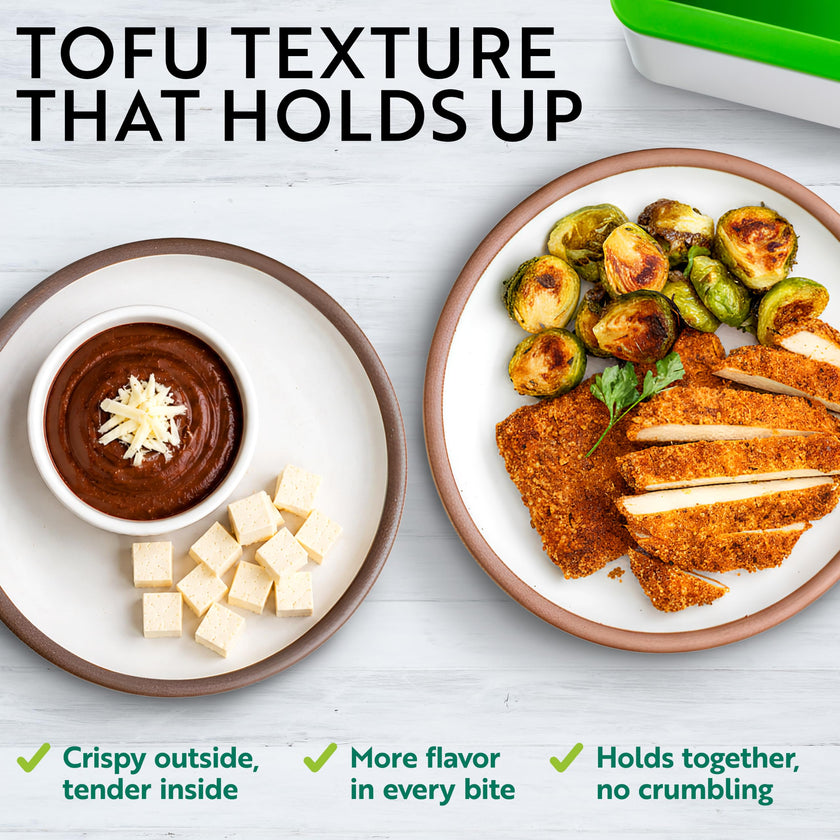 Tofuture Tofu Press | Patented Self-Contained | Vegan, Fits 8-16 oz Block 🍁 All In One Marketplace Canada