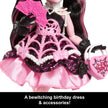 Monster High Scary Sweet Birthday Doll, Draculaura in Pink Party Dress with Themed Accessories Like Invite, Balloon, Gift, Fan and More 🍁 All In One Marketplace Canada