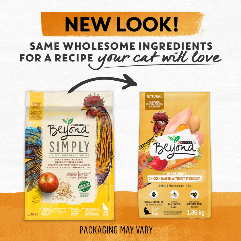 Beyond Dry Cat Food, Chicken & Whole Oatmeal 5.89kg 🍁 All In One Marketplace Canada