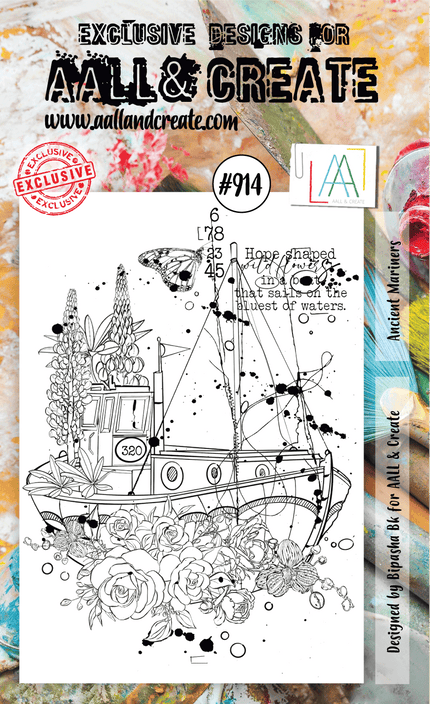AALL and Create Stamp Set -914 - Ancient Mariners