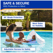 Swimways Infant Spring Float, Baby Pool Float with Canopy & UPF Protection, Swimming Pool Accessories for Kids 3-9 Months, Mermaid 🍁 All In One Marketplace Canada