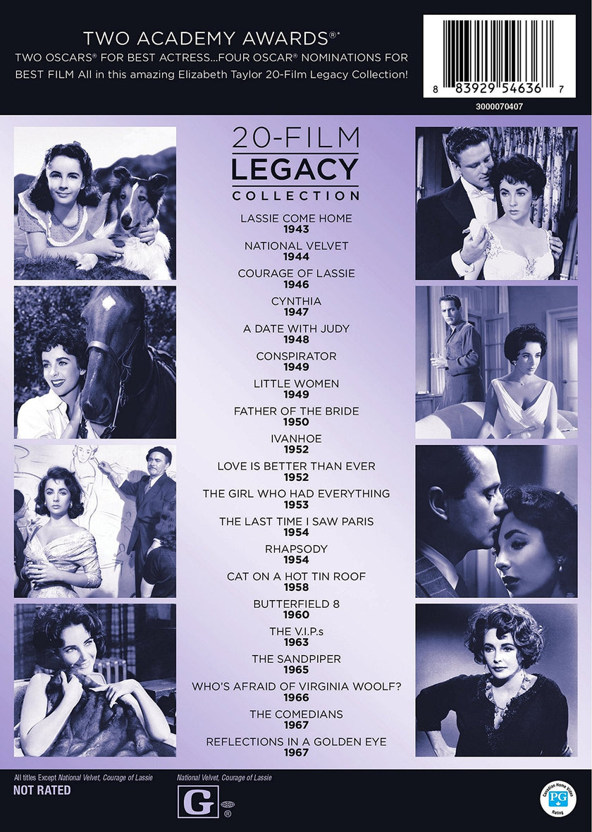 Elizabeth Taylor Legacy Collection (DVD) (DVD)