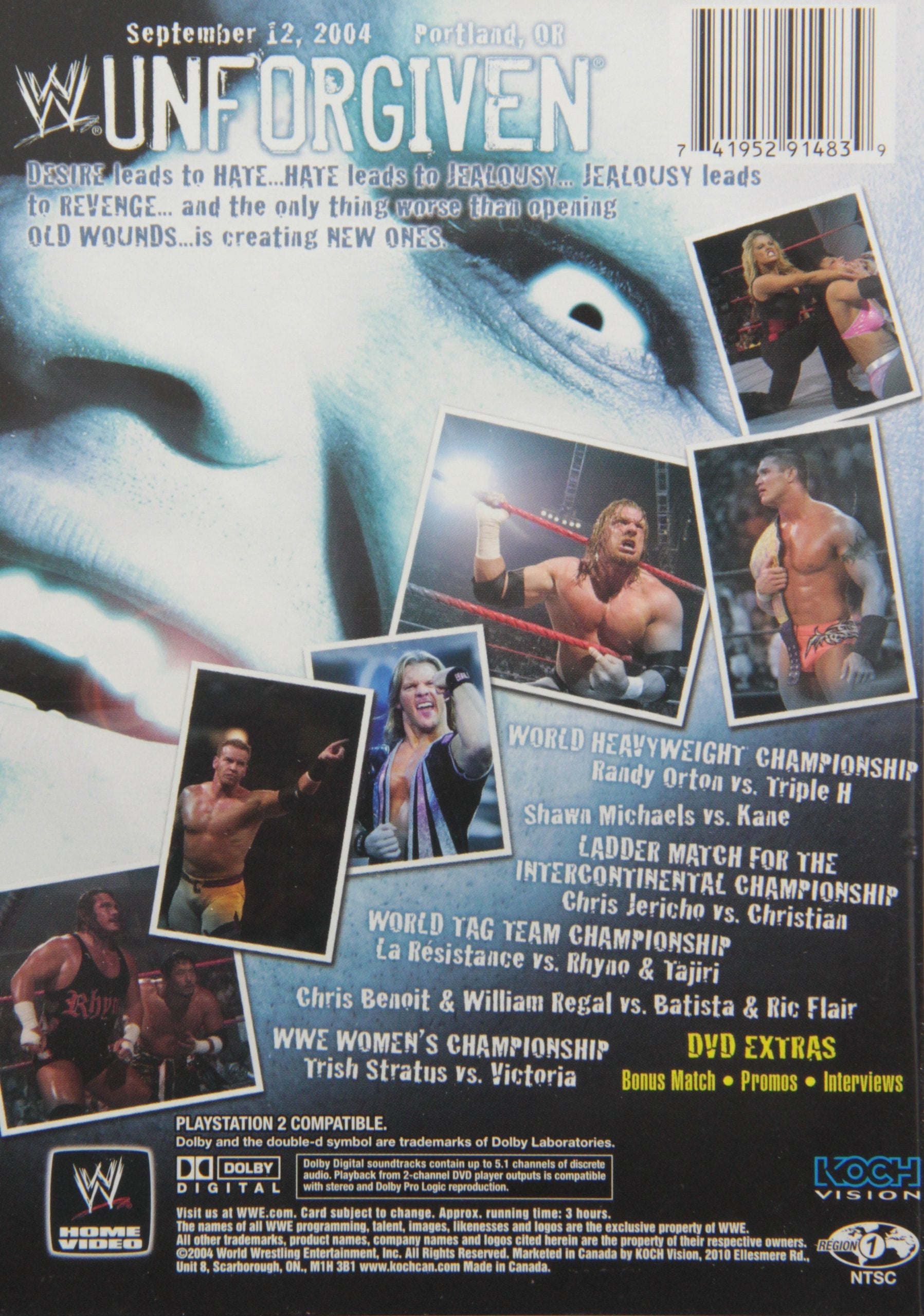 WWE - Unforgiven: Portland - Sept. 1 - DVD (Used)
