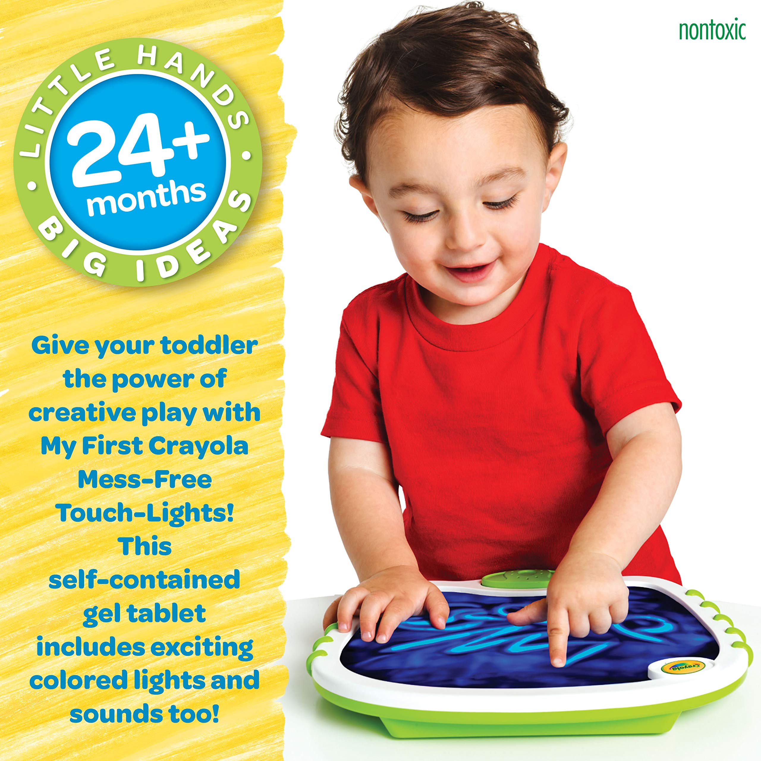 Crayola Toddler Touch Lights, Musical Sensory Toys for Toddlers, Learning Gifts, Light Up Drawing Pad, Mess Free Painting, Travel Activity, 2+ 🍁 All In One Marketplace Canada