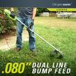 Greenworks 10 Amp 18″ Electric Corded String Trimmer – Powerful Lawn Edger & Grass Cutter with Easy Bump Feed, Lightweight & Attachment Capable Design for Yard, Driveway & Garden Maintenance 🍁 All In One Marketplace Canada