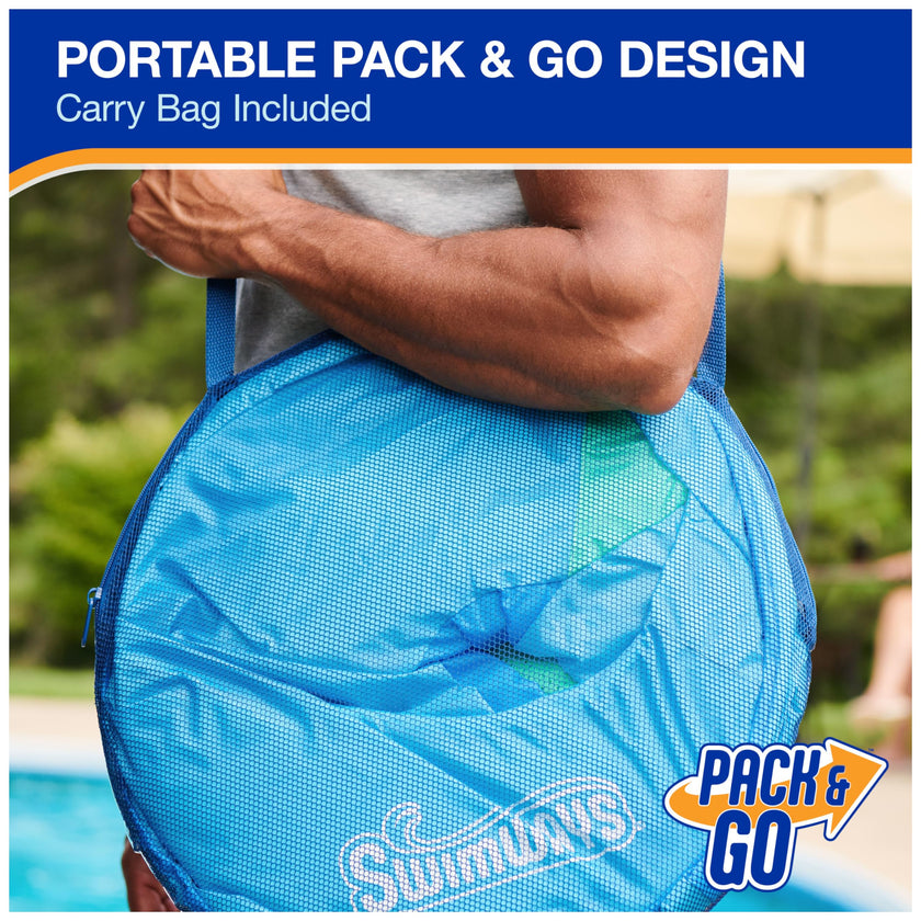 SwimWays Spring Float Premium XL Recliner Chair, Inflatable Pool Floats Adult with Fast Inflation, 25% Larger Than Recliner, Supports Up to 300 lbs 🍁 All In One Marketplace Canada