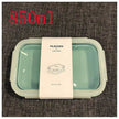 Silicone lunch containers