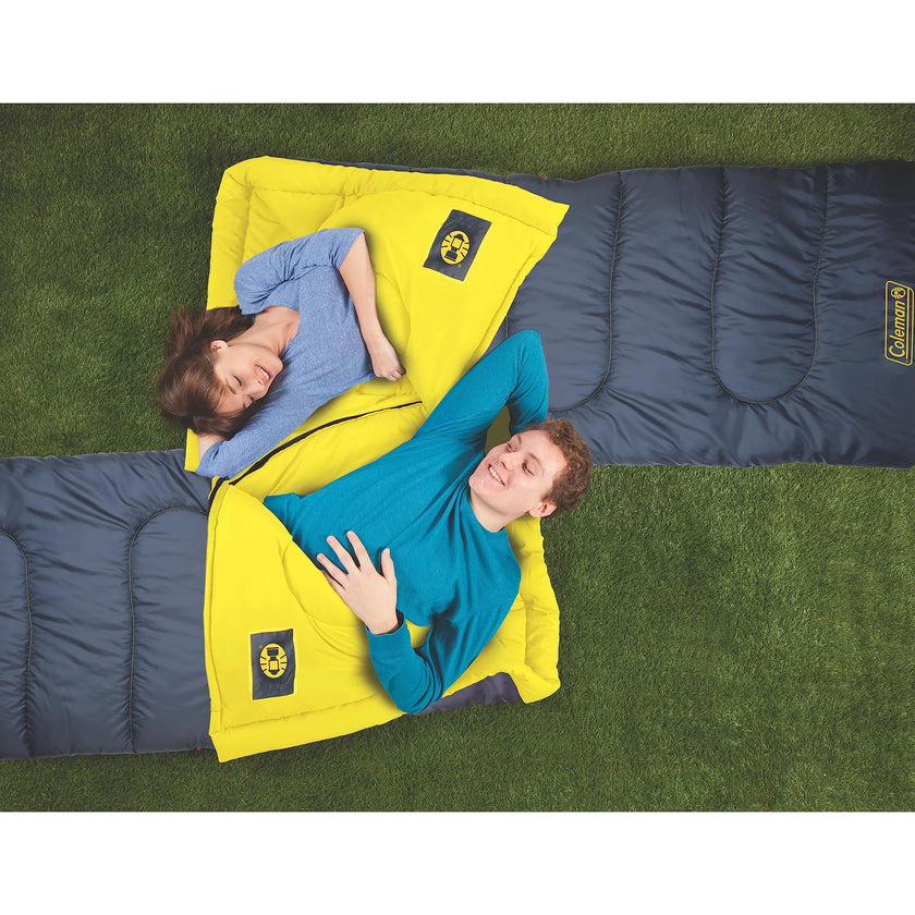 Coleman Palmetto Cool-Weather Sleeping Bag, 5°C Lightweight Camping Sleeping Bag for Adults, No-Snag Zipper with Stuff Sack Included 🍁 All In One Marketplace Canada