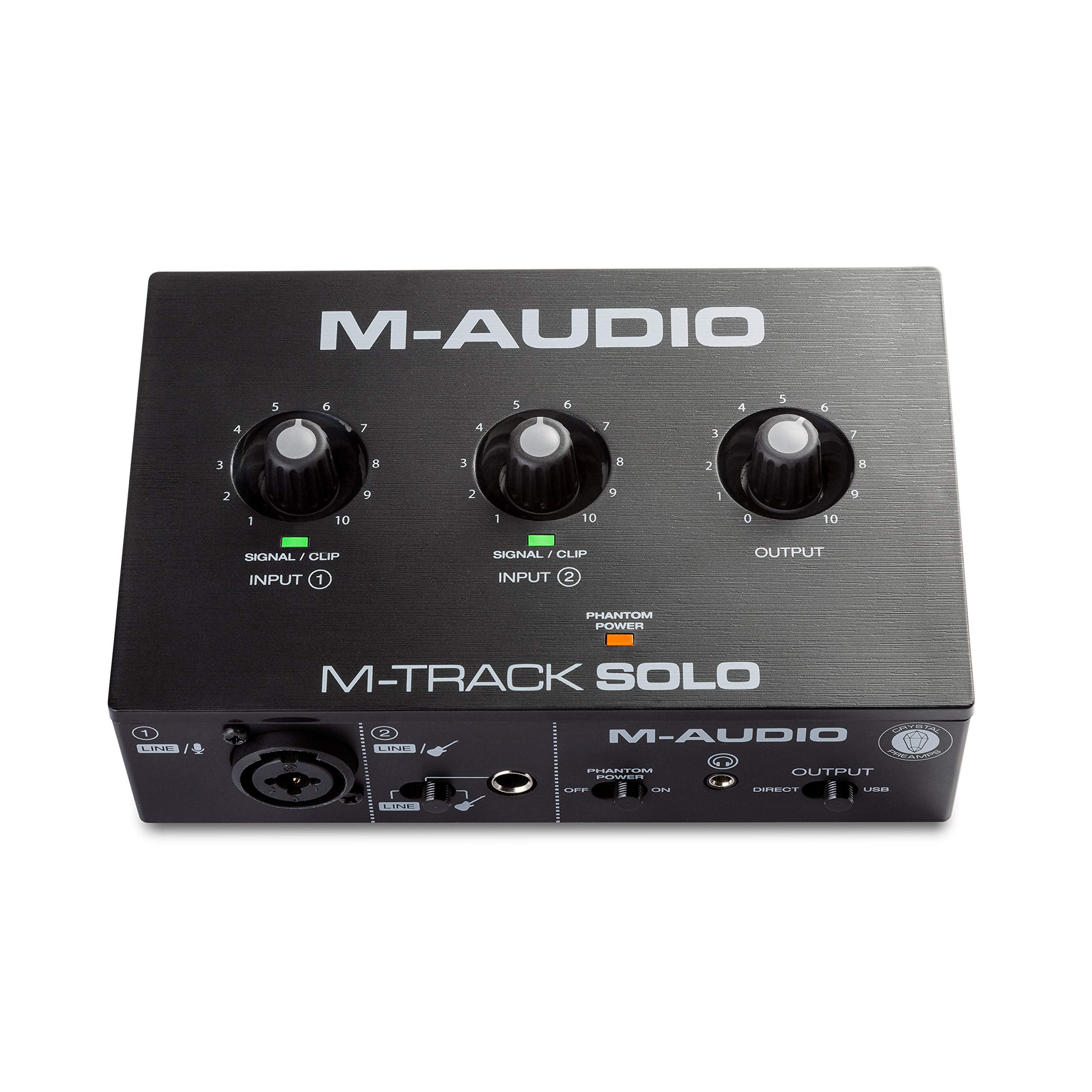 M-AUDIO M-Track Solo USB Audio Interface for Recording, Streaming and Podcasting with XLR, Line and DI Inputs, Plus a Software Suite Included 🍁 All In One Marketplace Canada