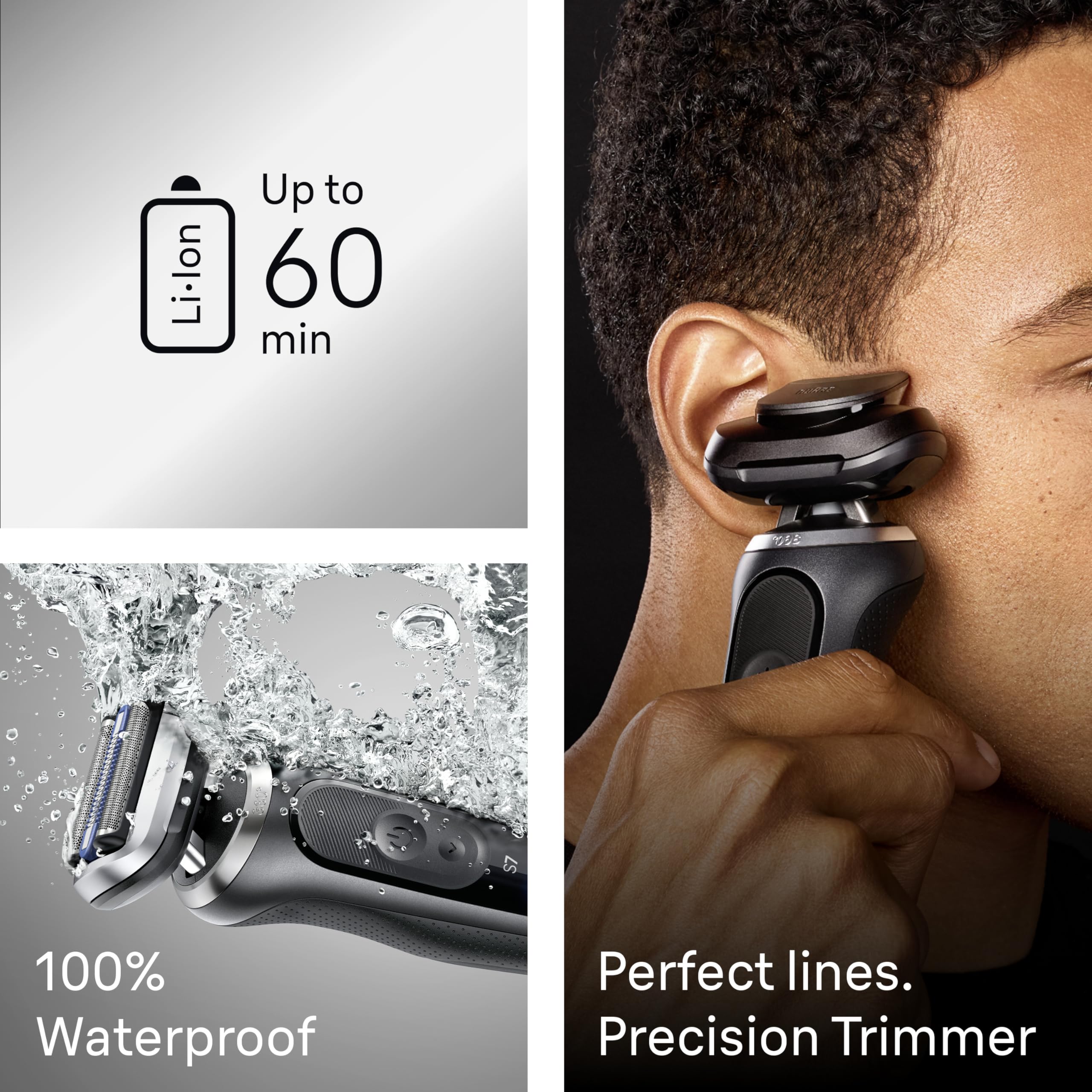 Braun Foil Shaver, Shavers for Men, Electric razor, Series 7, Wet & Dry with Turbo Mode, 7120s 🍁 All In One Marketplace Canada