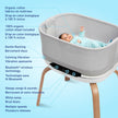 Graco SmartSense Soothing Baby Bassinet & Rocker with Cry Detection Technology, Includes 100% Organic Cotton Sheet, Luna 🍁 All In One Marketplace Canada