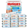 HUGGIES Natural Care Refreshing Baby Wipes, Scented, 15-Pack, 960 Wipes 🍁 All In One Marketplace Canada