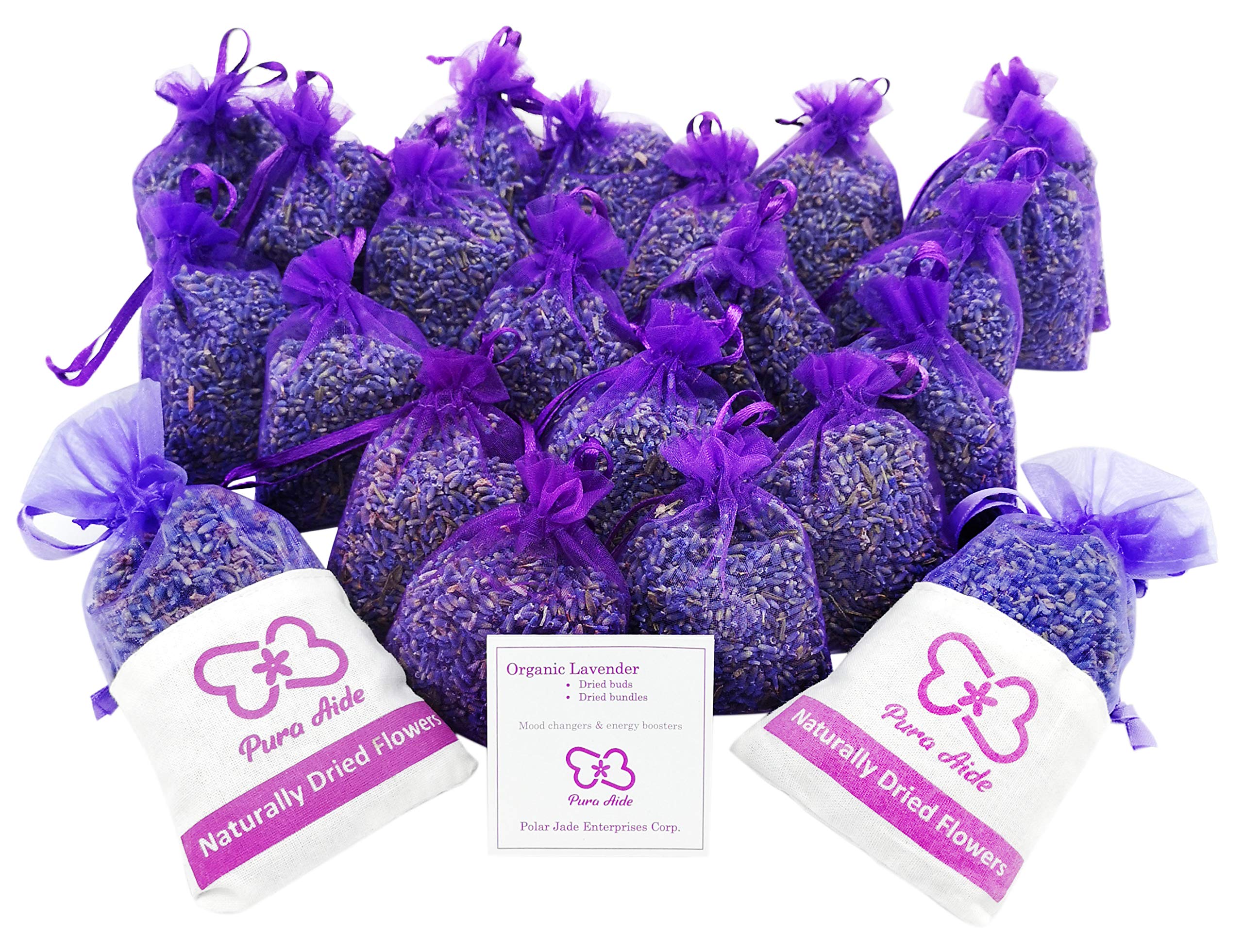 Pura Aide Lavender Sachets Pre-Filled for Refreshing Drawers Closets Dressers Shoe Boxes Wedding Toss Home Fragrance Fresh Scents (Pack of 22) 🍁 All In One Marketplace Canada