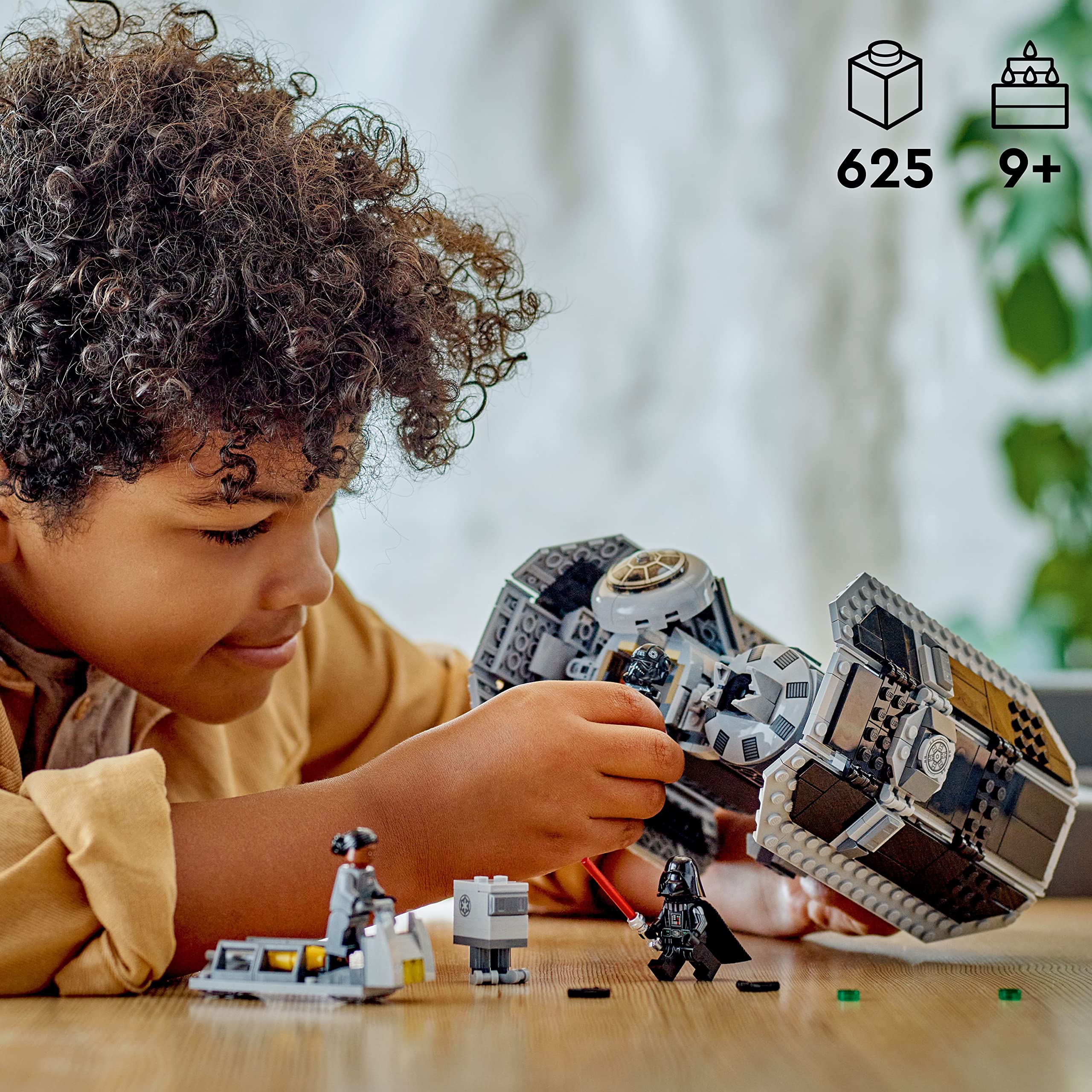 LEGO Star Wars TIE Bomber Model Building Kit, Star Wars Toy Starfighter with Gonk Droid Figure, Darth Vader Minifigure and Lightsaber, Collectible Star Wars Gift for 9 Year Olds, 75347 🍁 All In One Marketplace Canada