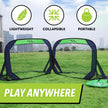 Sport Squad Portable Soccer Goal Net Set - Set of Two 4' Pop Up Training Soccer Goals with Compact Carrying Case - Easy Assembly and Compact Storage - Great for Kids and Adults 🍁 All In One Marketplace Canada
