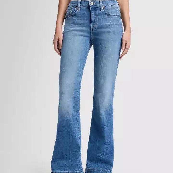 Retro Hip Lifting Stretch Bootcut Jeans Pants women