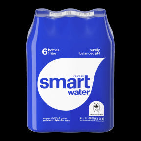Smartwater - Glaceau Vapour Distilled 2x6PK (1L)