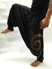 Men's Loose Fit Cotton Blend Trousers