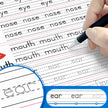 Children's Writing Practice Stationery Set – Word Painting & Handwriting Brace Kit