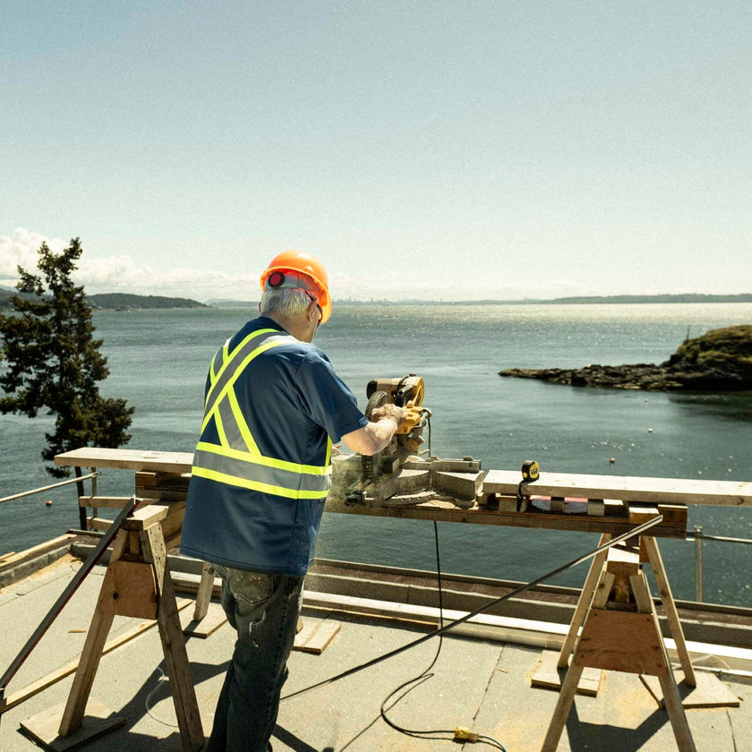 Pioneer High Vis Shirt for Men - Safety T-shirt - Class 1 🍁 All In One Marketplace Canada
