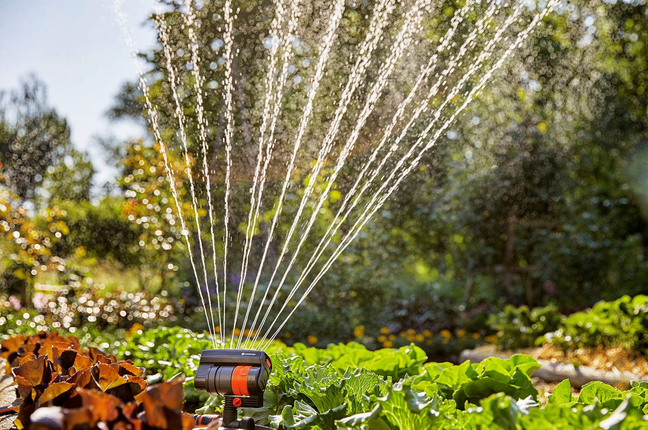 Gardena 69-84BZMX Frost-Proof ZoomMaxx Oscillating Sprinkler with Timer, 2,300 Sq. Ft., Weighted Base, Includes Water Timer, Made in Germany 🍁 All In One Marketplace Canada