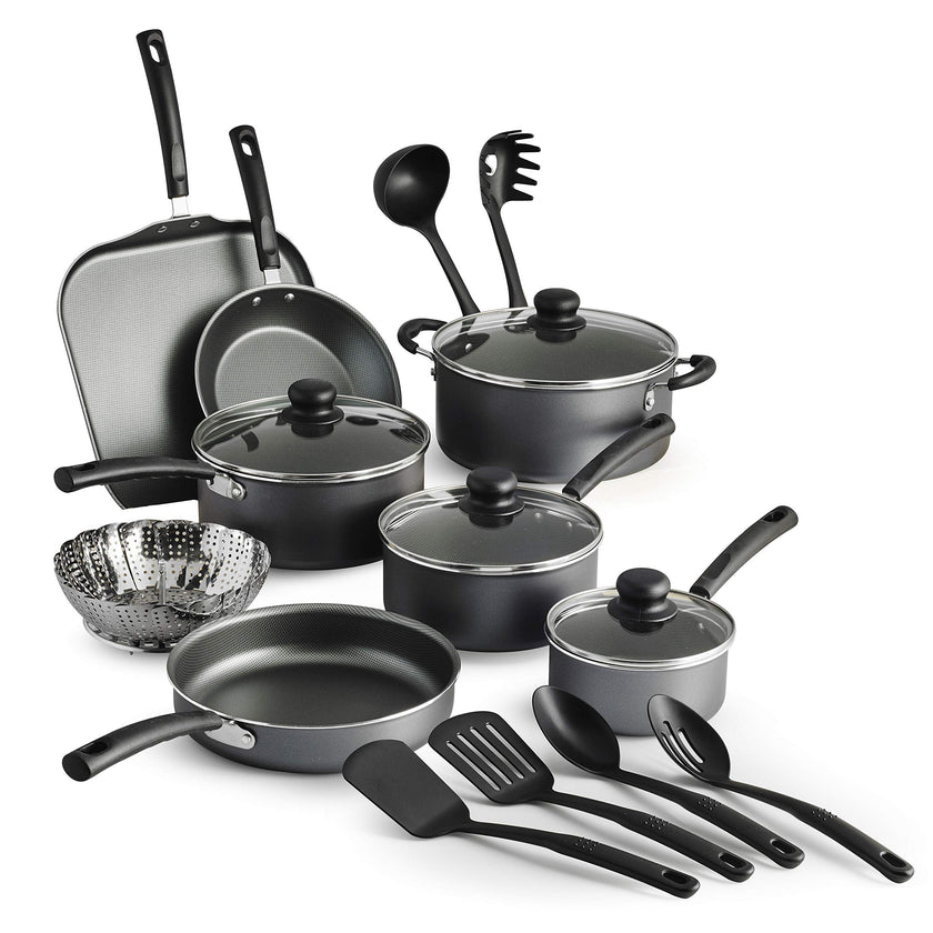 Tramontina PrimaWare 18-Piece Nonstick Cookware Set, Gray 🍁 All In One Marketplace Canada