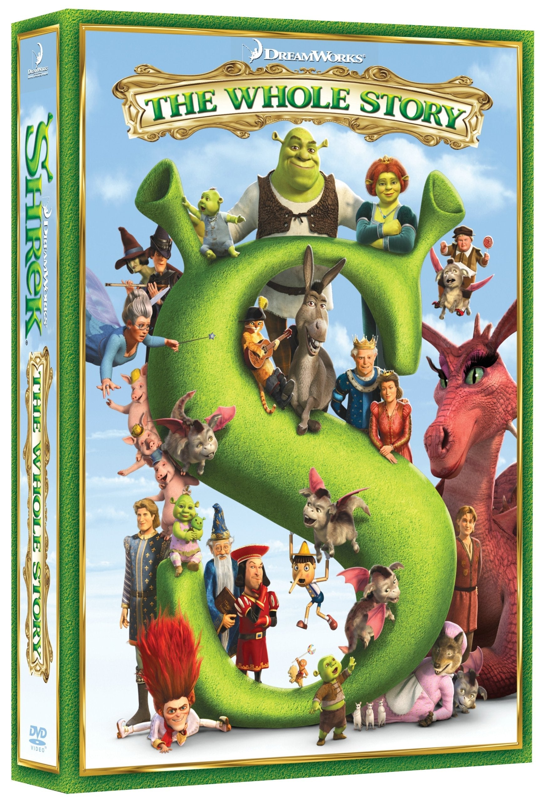 Shrek The Whole Story Quadrilogy (Shrek I-IV & Donkey's Christmas Shrektacular) (Sous-titres français)