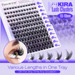 Pawotence Lash Clusters Wispy Cluster Eyelash Extensions 10-18mm Individual Lashes D Curl Cluster Lashes Extension DIY Soft Comfortable Eyelash Clusters with Thin Band 🍁 All In One Marketplace Canada