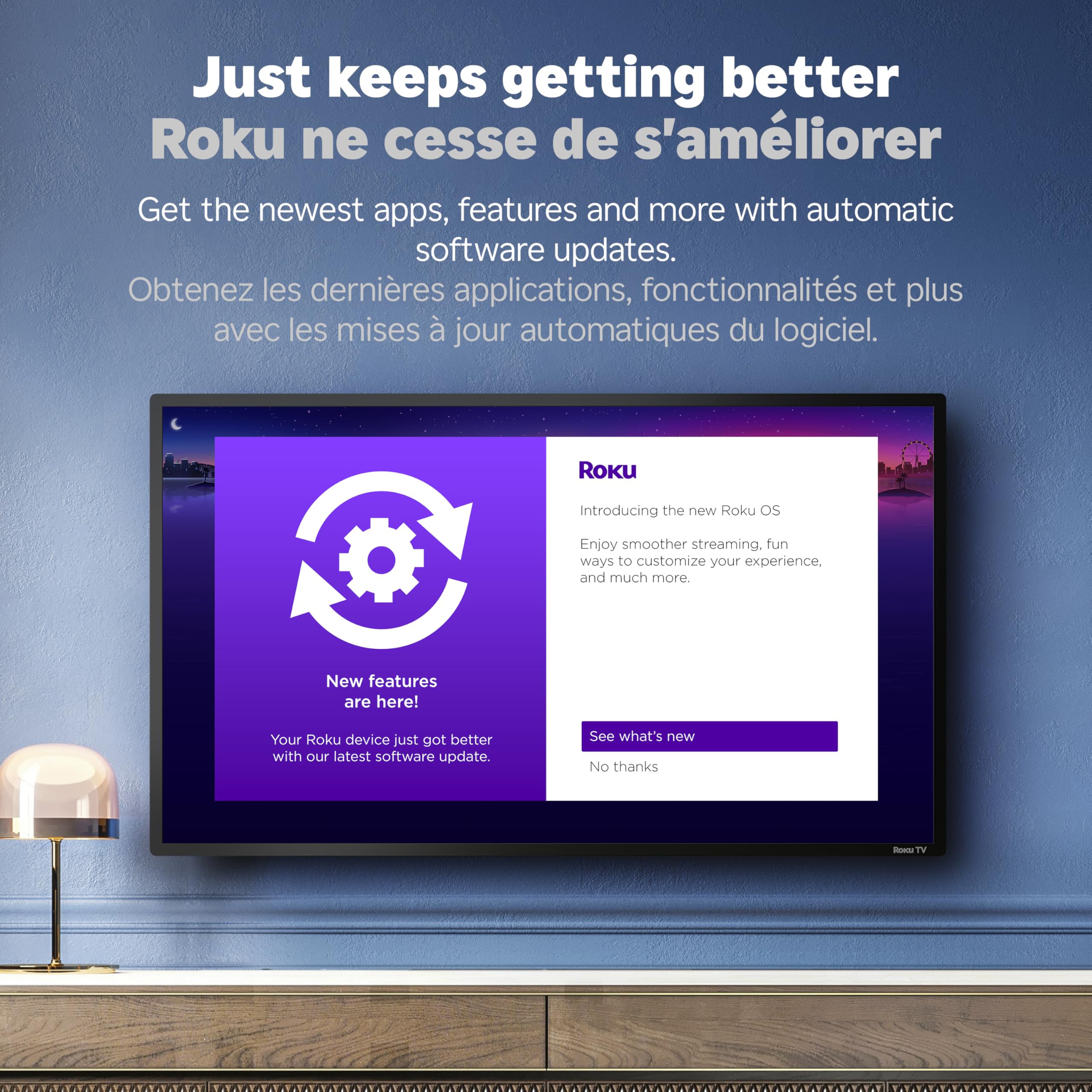 Roku® Streaming Stick™ Plus 2025 – 4K and HDR Roku Streaming Device for TV with Voice Remote – Free and Live TV 🍁 All In One Marketplace Canada