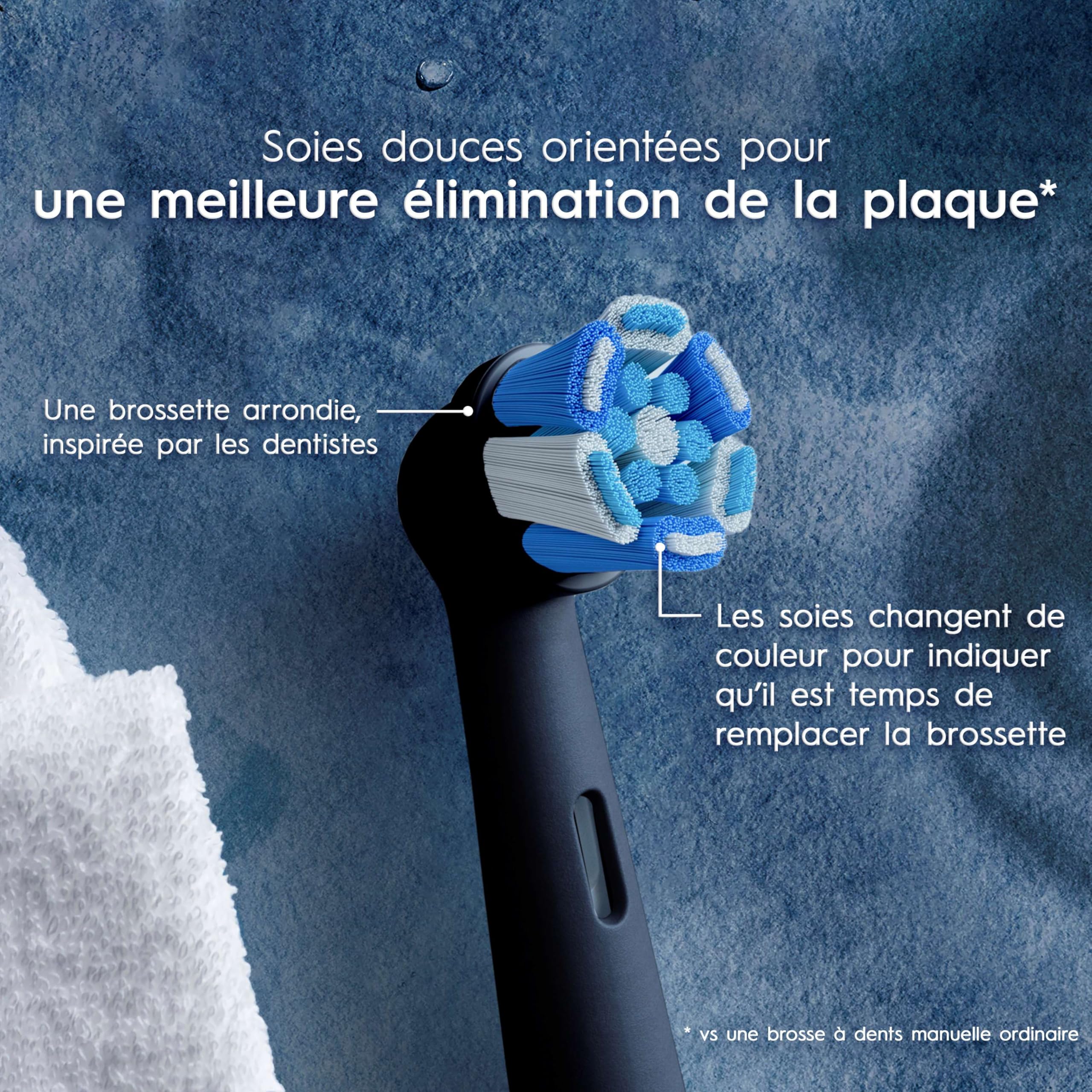 Oral-B iO Series Ultimate Clean Replacement Brush Head for Oral-B iO Series Electric Toothbrushes, Black, 4 count 🍁 All In One Marketplace Canada